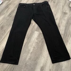 American Eagle Jeans Mens Size 40x30 Black SLIM STRAIGHT Next Level Flex